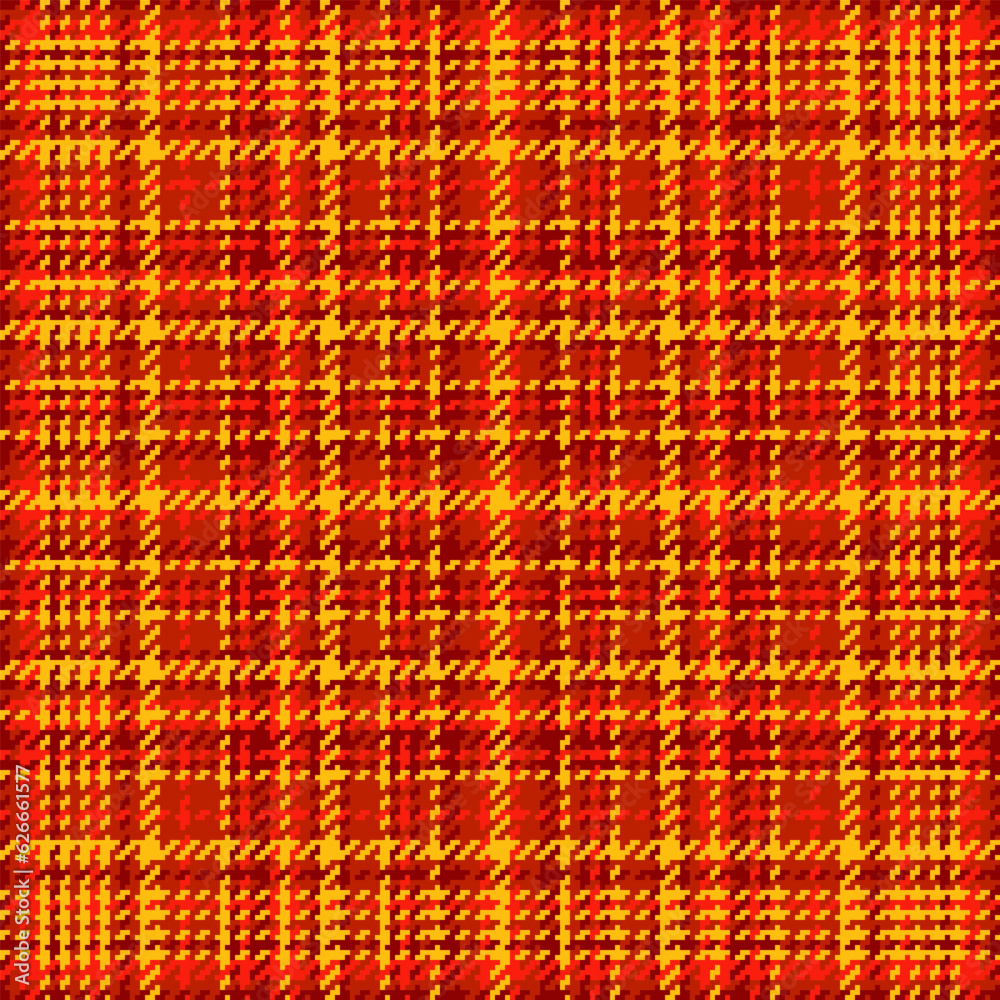 Pattern check fabric of background plaid texture with a seamless tartan textile vector.