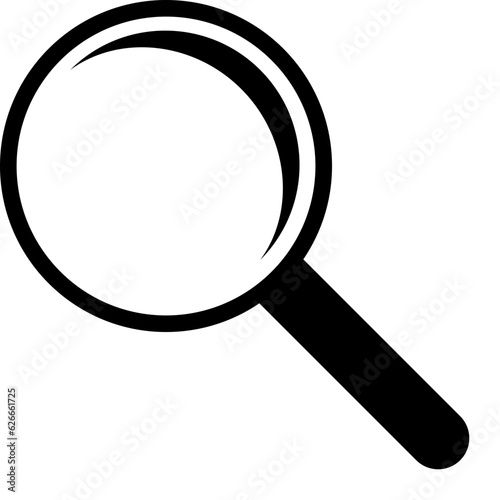 magnifying glass lens loupe icon 