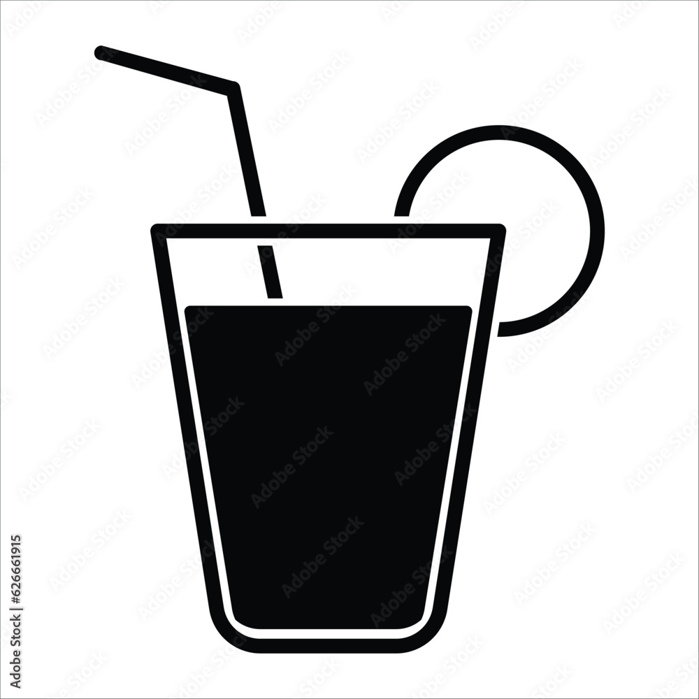 lemon tea icon vector design template lemon tea icon vector design template