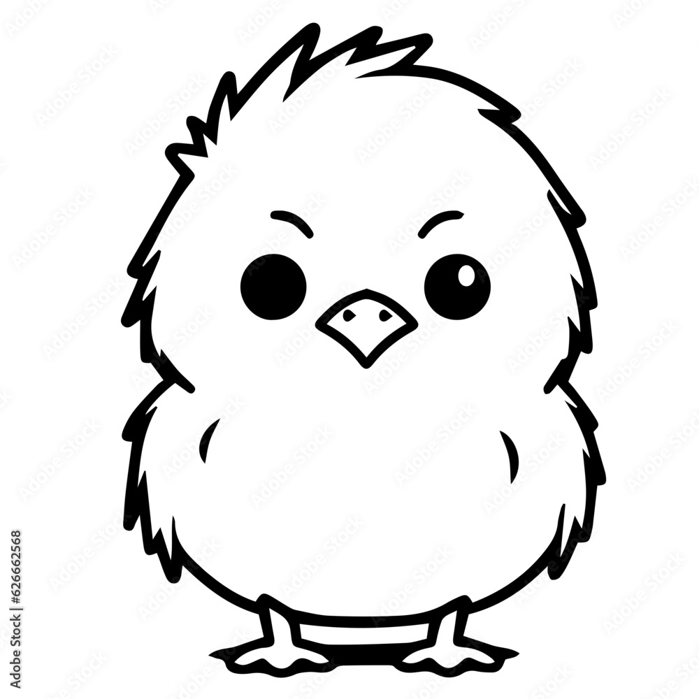 chick doodle illustration chick doodle illustration