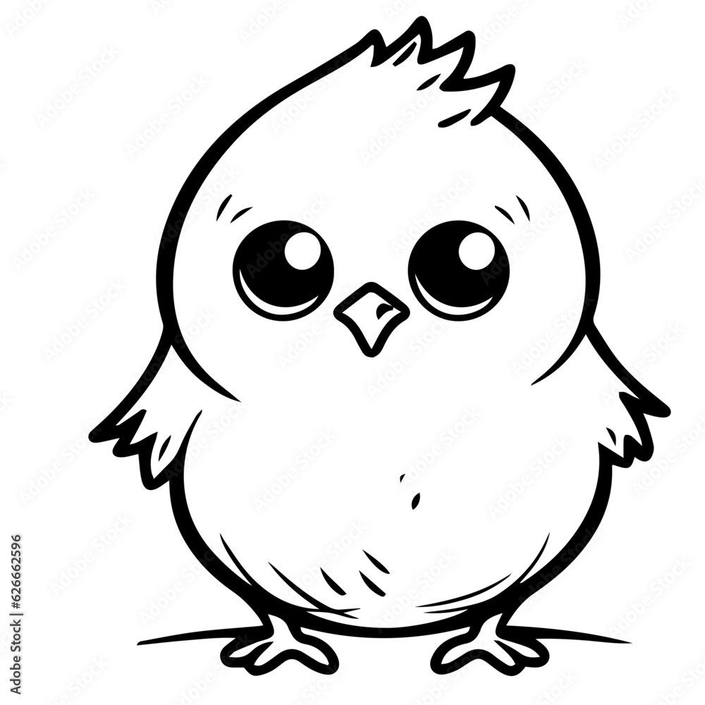 chick doodle illustration chick doodle illustration