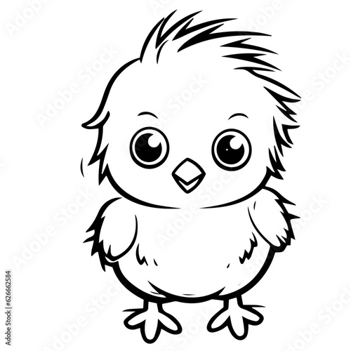 chick doodle illustration