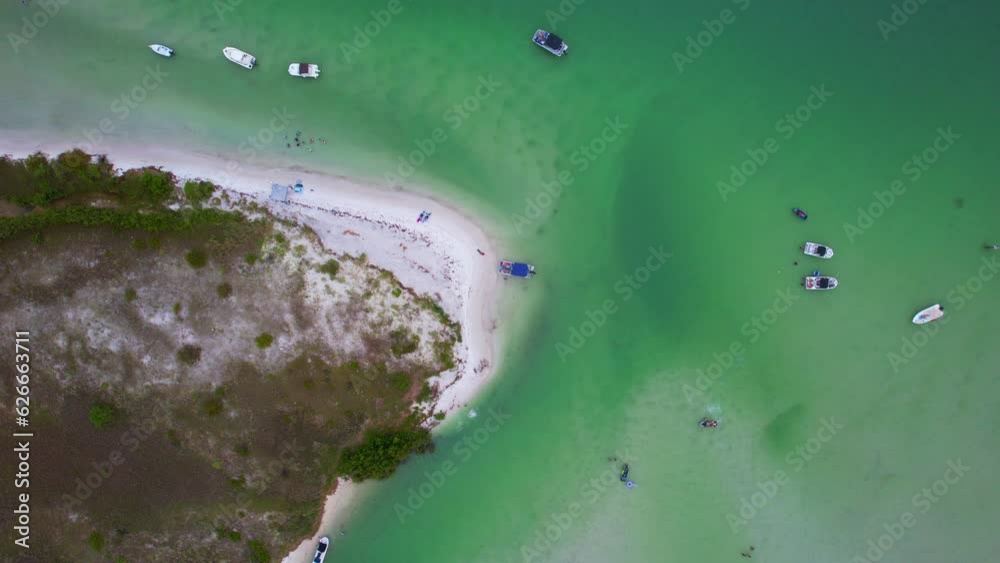 Florida. Video of Island. Honeymoon Island and Caladesi Island State