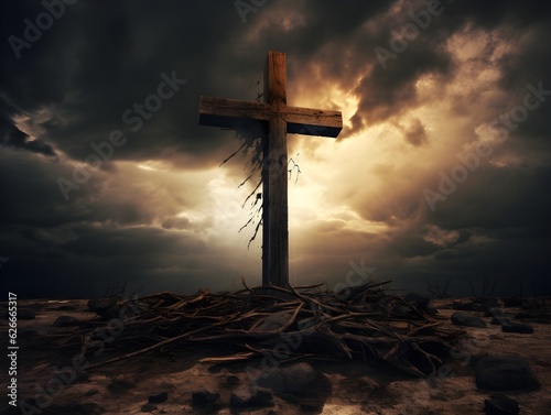 Das Kreuz als Zeichen der Liebe und Erlösung im Christentum photo