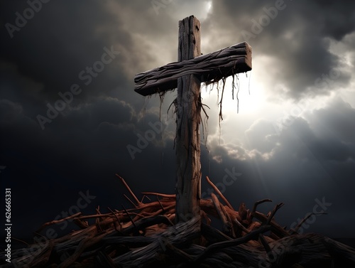 Das Kreuz als Zeichen der Liebe und Erlösung im Christentum photo