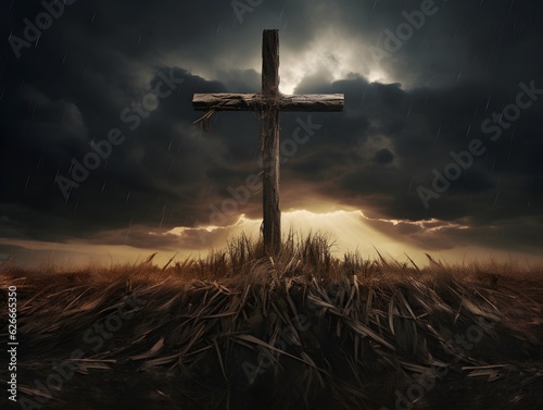 Das Kreuz als Zeichen der Liebe und Erlösung im Christentum photo