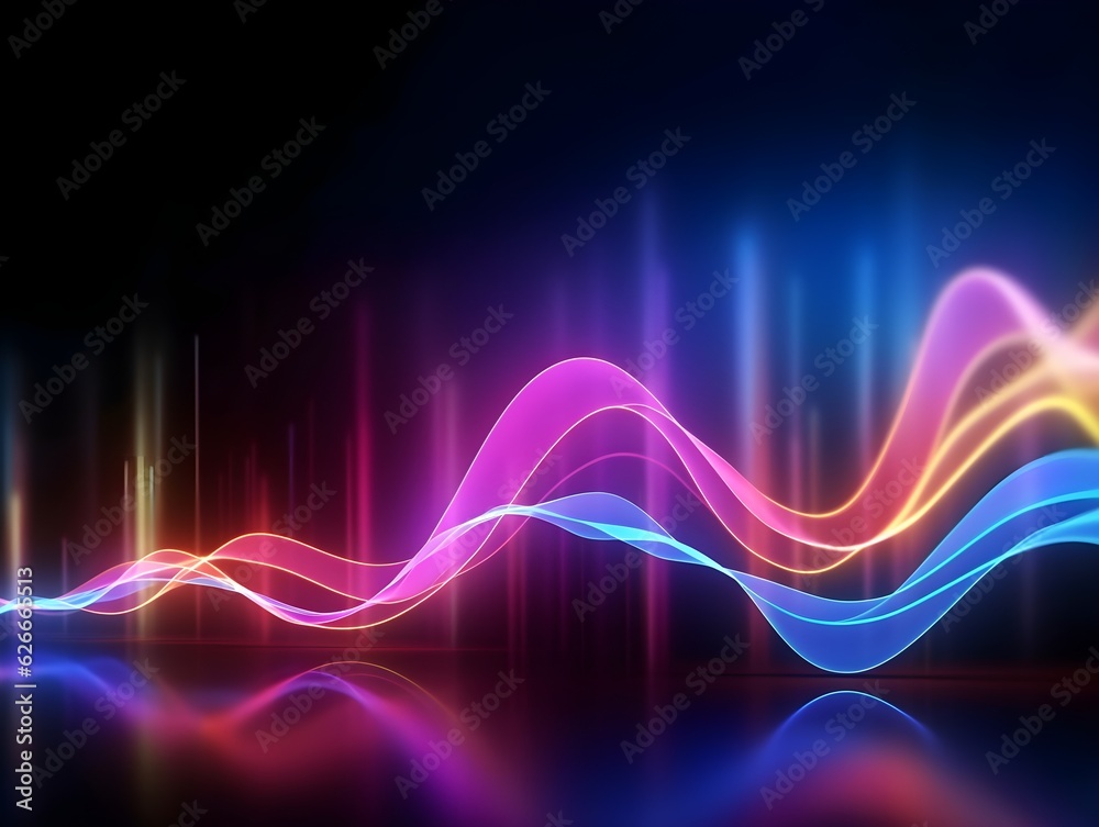 Futuristische Atmosphäre: Der geheimnisvolle Neon Hintergrund Futuristische Atmosphäre: Der geheimnisvolle Neon Hintergrund
