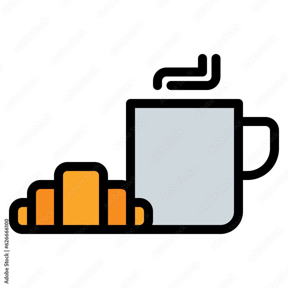 Fototapeta premium breakfast,A symbol representing the morning meal typically served at hotels and restaurants.