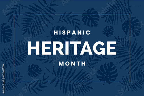 hispanic heritage month  holiday concept