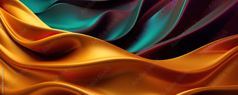 Fototapeta premium Abstract digital background. Data universe illustration. Ideal for depicting network abilities, technological processes, digital storages, science, education, etc.