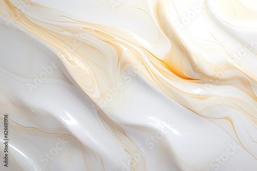 Onyx White marble tiles, featuring a milky white background and delicate swirls