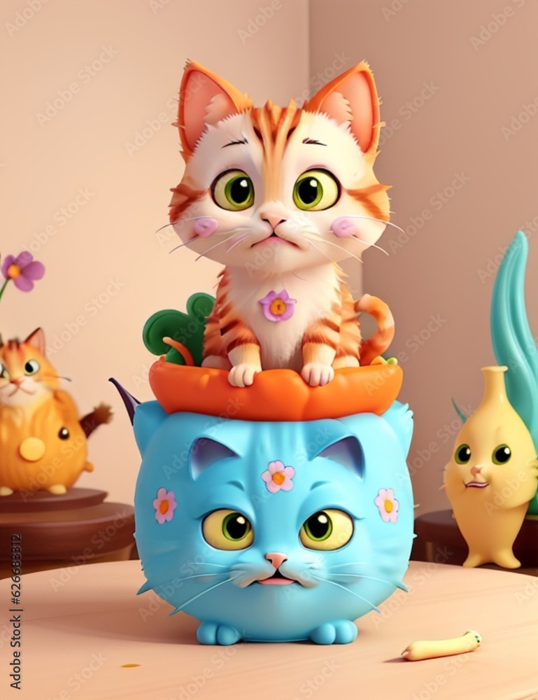 Fototapeta premium Paw Cat #11