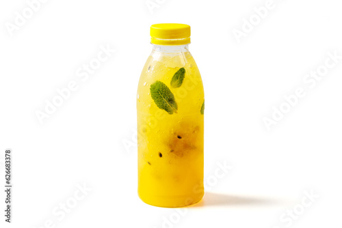 lemonades with fresh fruits and freshly squeezed juice on white background for restaurant menu