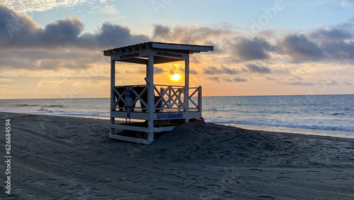 Lifeguard Station on the beach in Myrtle Beach