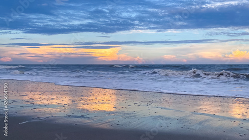 Colorful Sunset at Myrtle Beach South Carolina © Kurt
