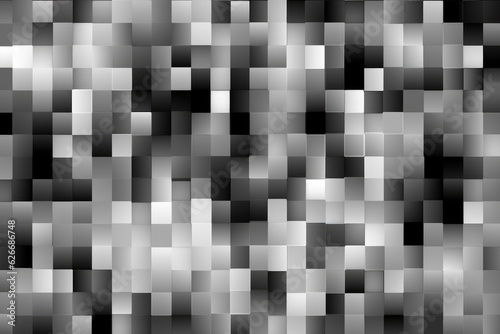 black and white gradient pixel pattern
