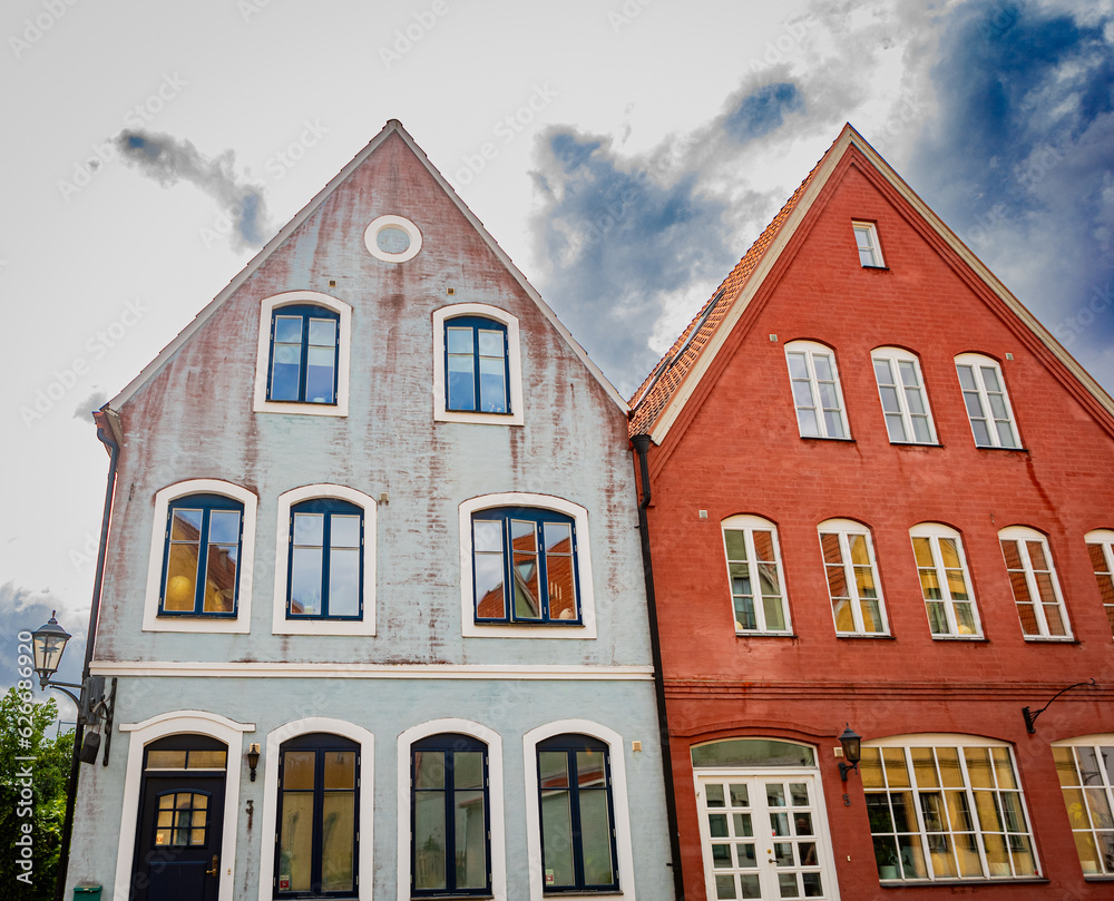 Medieval and Hansa inspired  living area Jakriborg in Hjarup, Sweden