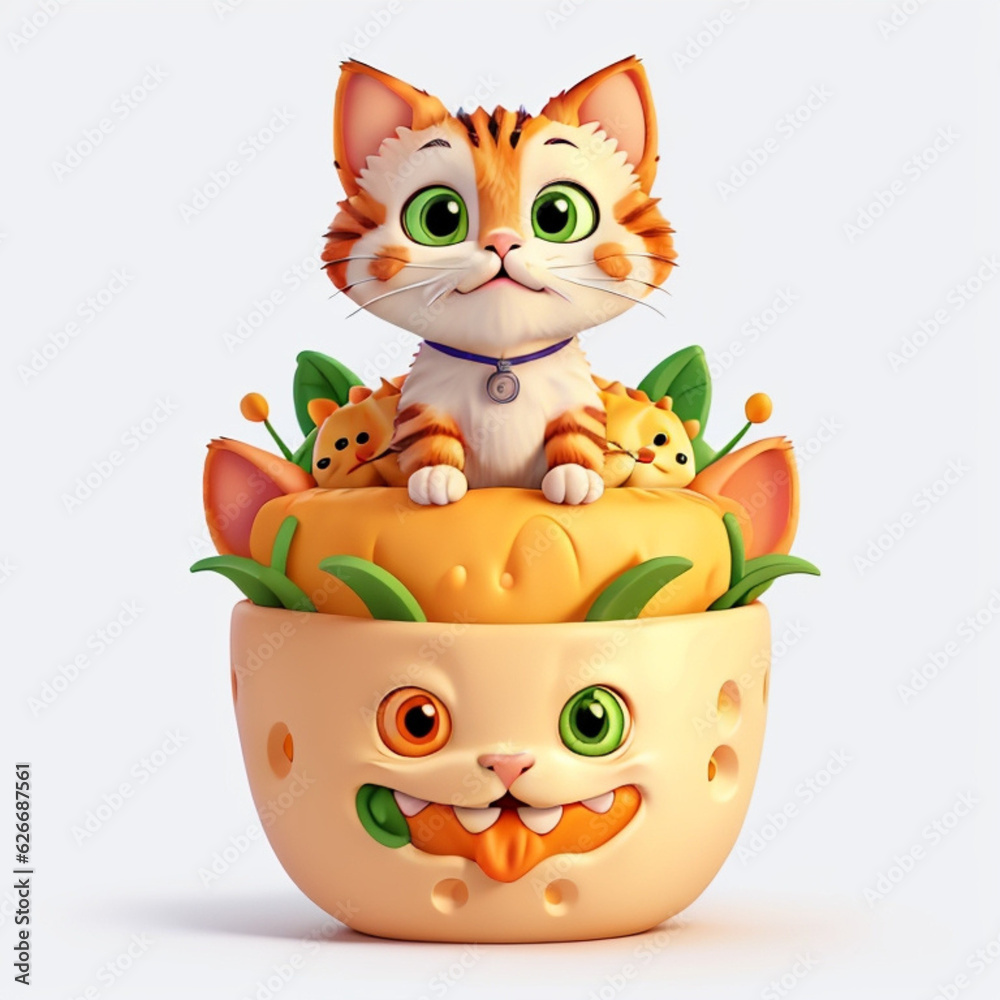 Fototapeta premium Paw Cat