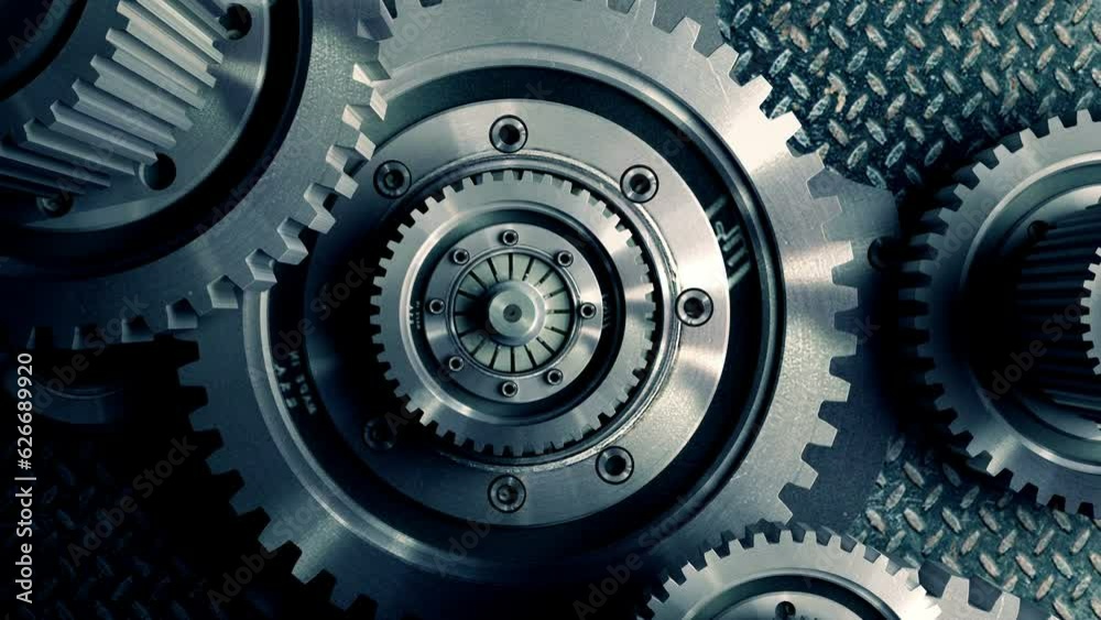 Production mechanism of gears in the work Production mechanism of gears in the work