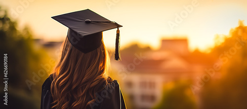 Graduation. Congratulations on the day of graduation at the university, digital ai