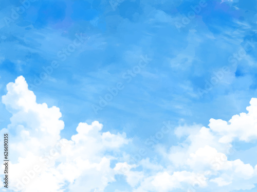 空　青空　雲　夏　夏空