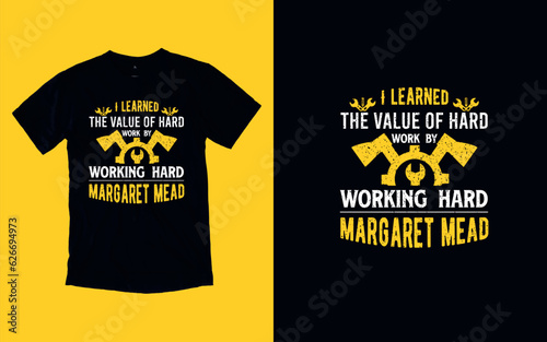 Labor Day Heroes, Honoring Hard Work, T-shirt Design