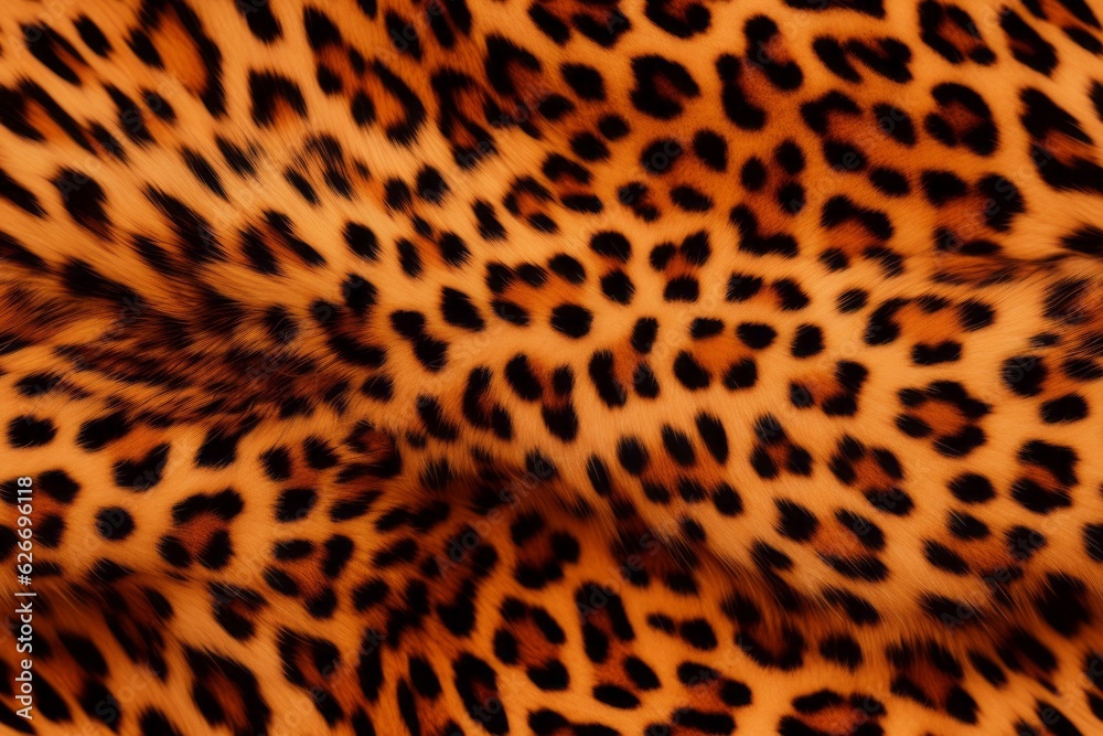Leopard back. Background with selective focus and copy space Leopard back. Background with selective focus and copy space