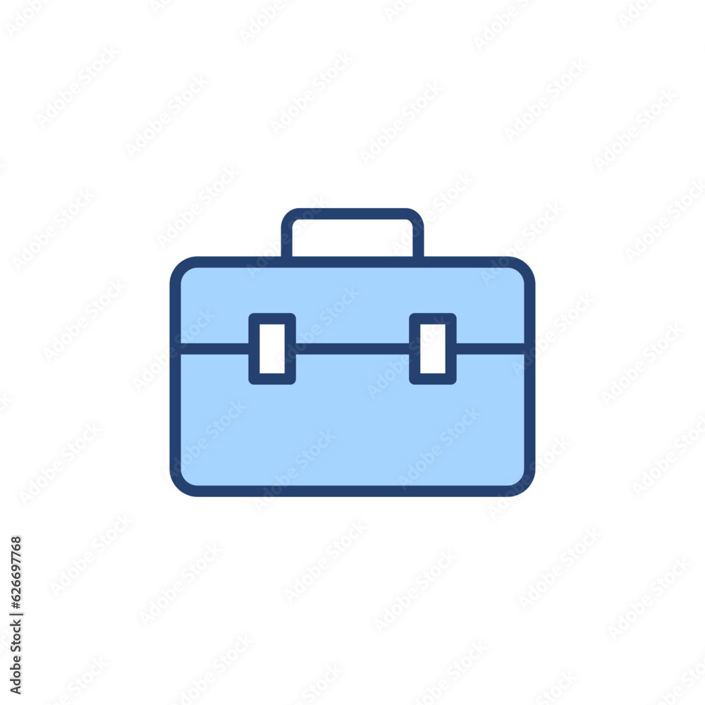 Briefcase icon vector. suitcase sign and symbol. luggage symbol. Briefcase icon vector. suitcase sign and symbol. luggage symbol.