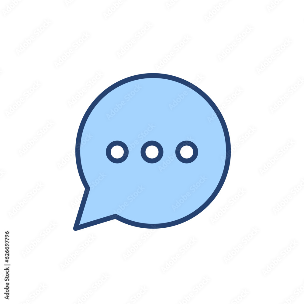 Chat icon vector. speech bubble sign and symbol. comment icon. message Chat icon vector. speech bubble sign and symbol. comment icon. message