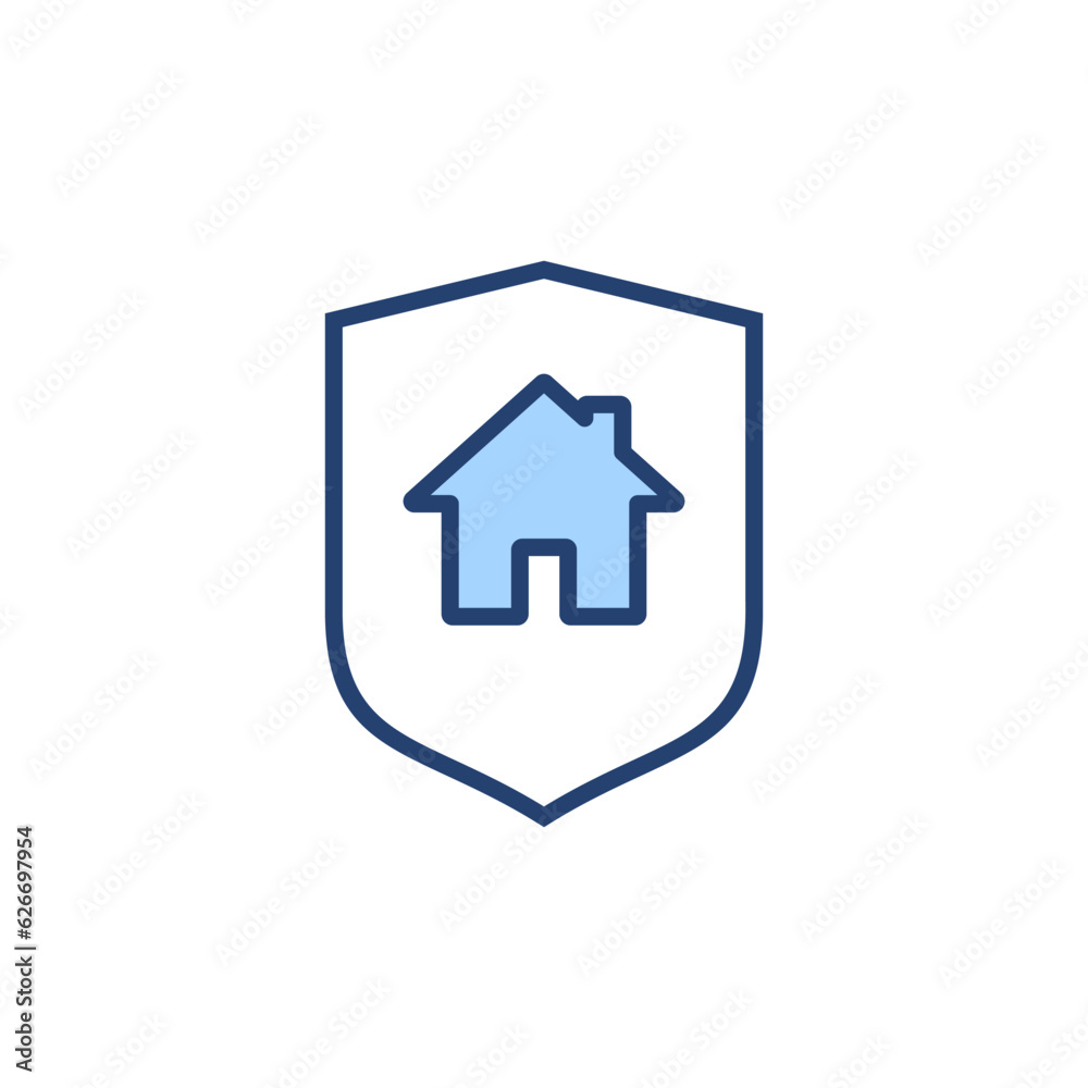 house insurance icon vector. house protection sign and symbol house insurance icon vector. house protection sign and symbol