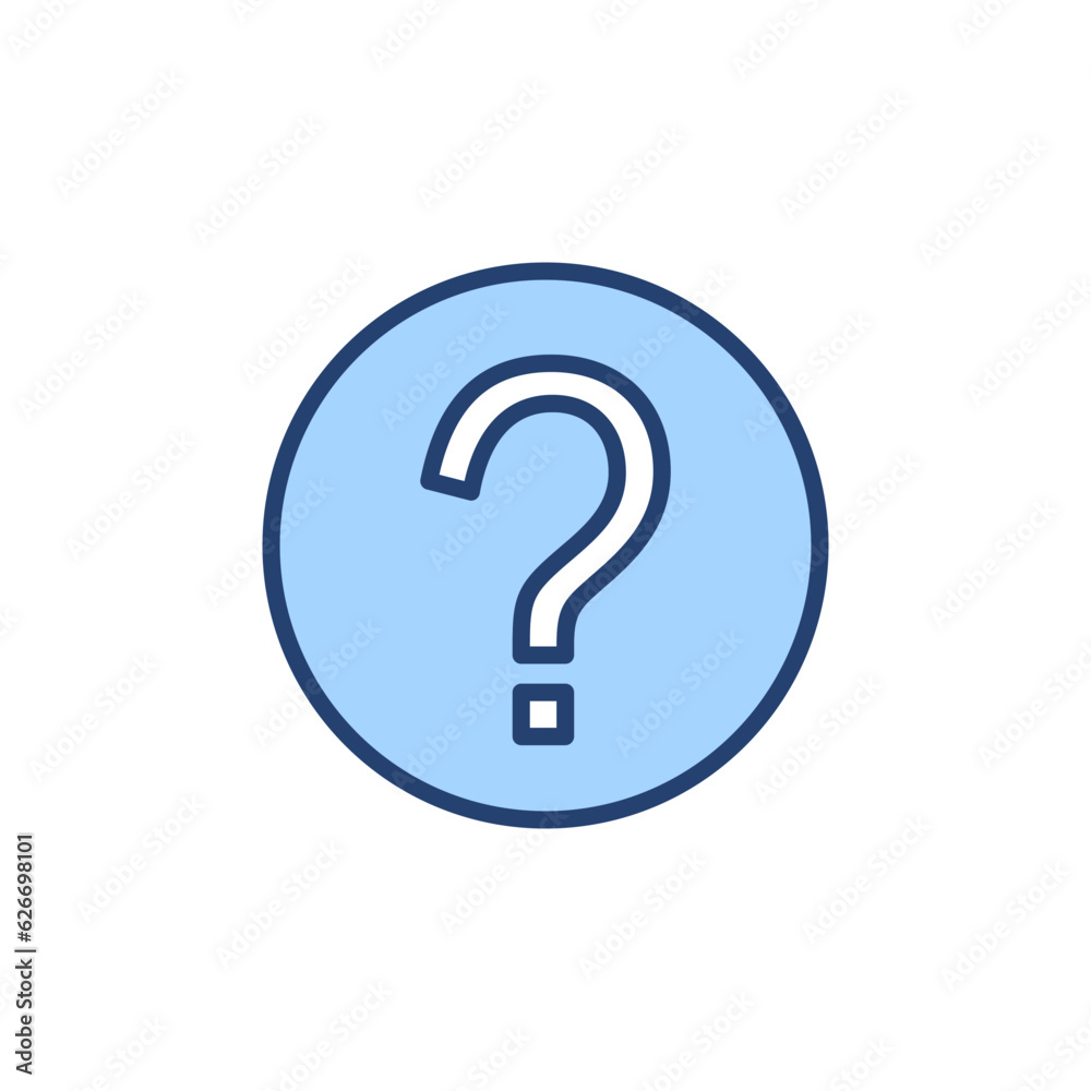 Question icon vector. question mark sign and symbol Question icon vector. question mark sign and symbol