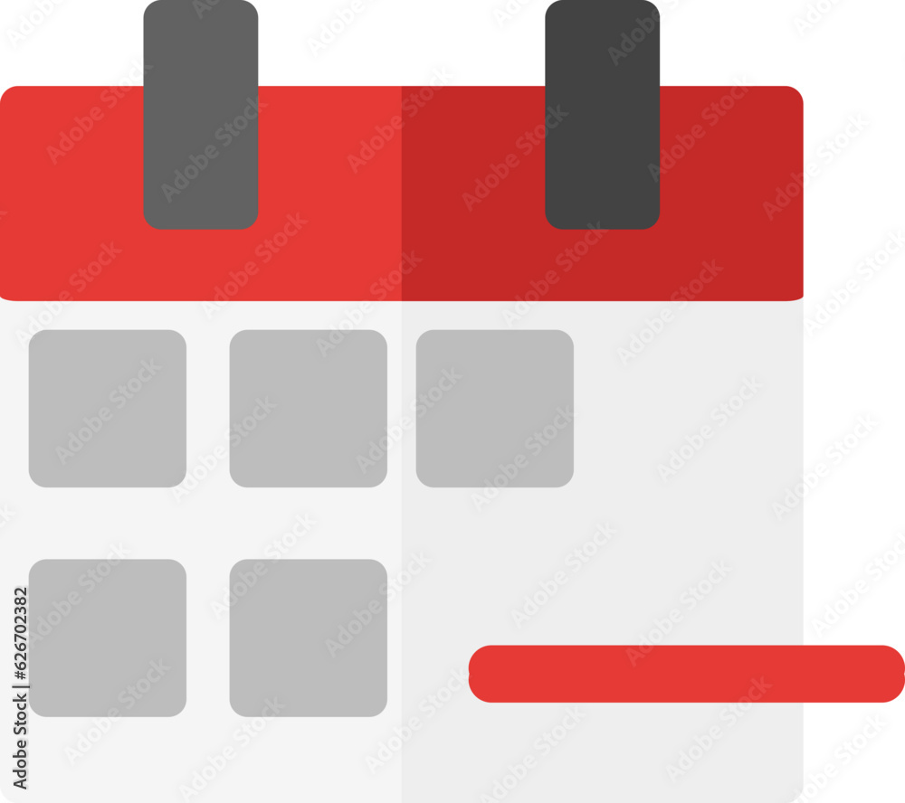 clean simple calendar icon flat style design clean simple calendar icon flat style design
