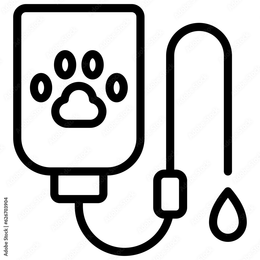 infusion icon illustration design with outline infusion icon illustration design with outline