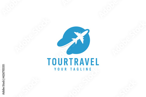tour and travel logo vector icon illustration