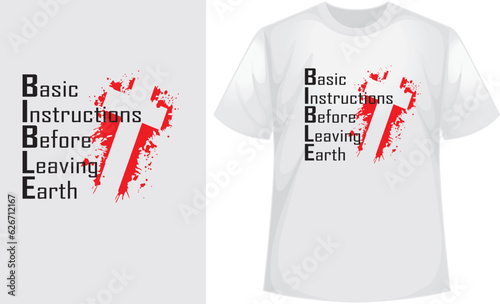 Christian bible verse t shirt design illustration vector
