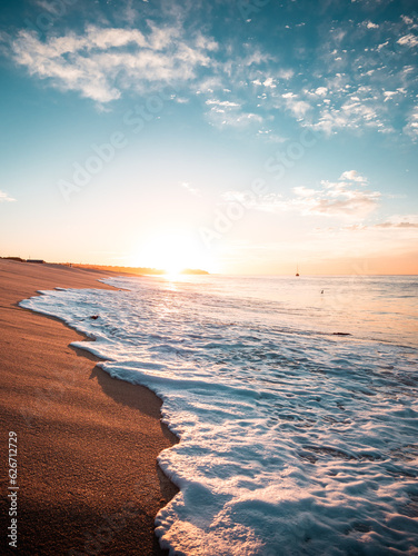 sunset on the beach © Keith