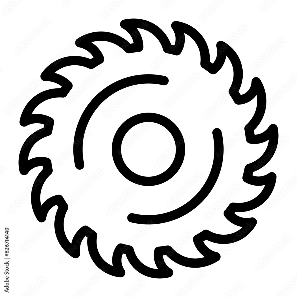 Obraz premium saw line icon