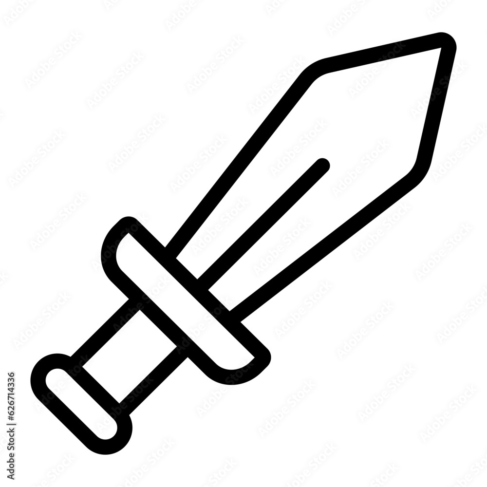 knife line icon knife line icon