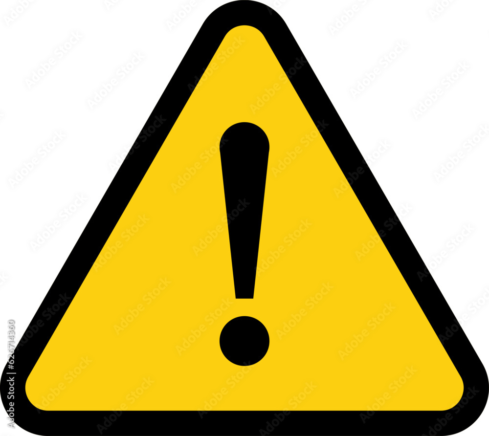 Danger sign, warning sign, attention sign icon. Danger sign, warning sign, attention sign icon.
