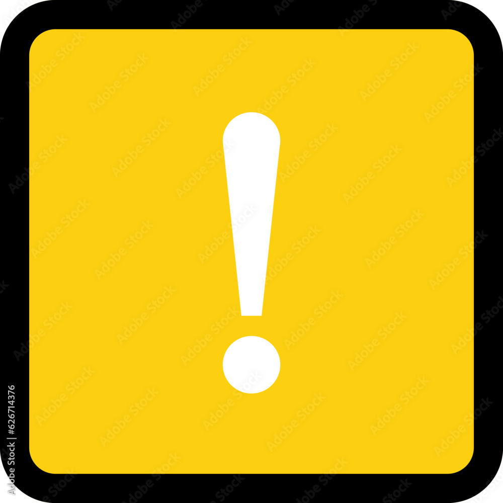 Danger sign, warning sign, attention sign icon. Danger sign, warning sign, attention sign icon.