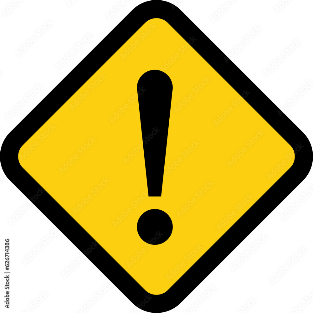 Danger sign, warning sign, attention sign icon. Danger sign, warning sign, attention sign icon.