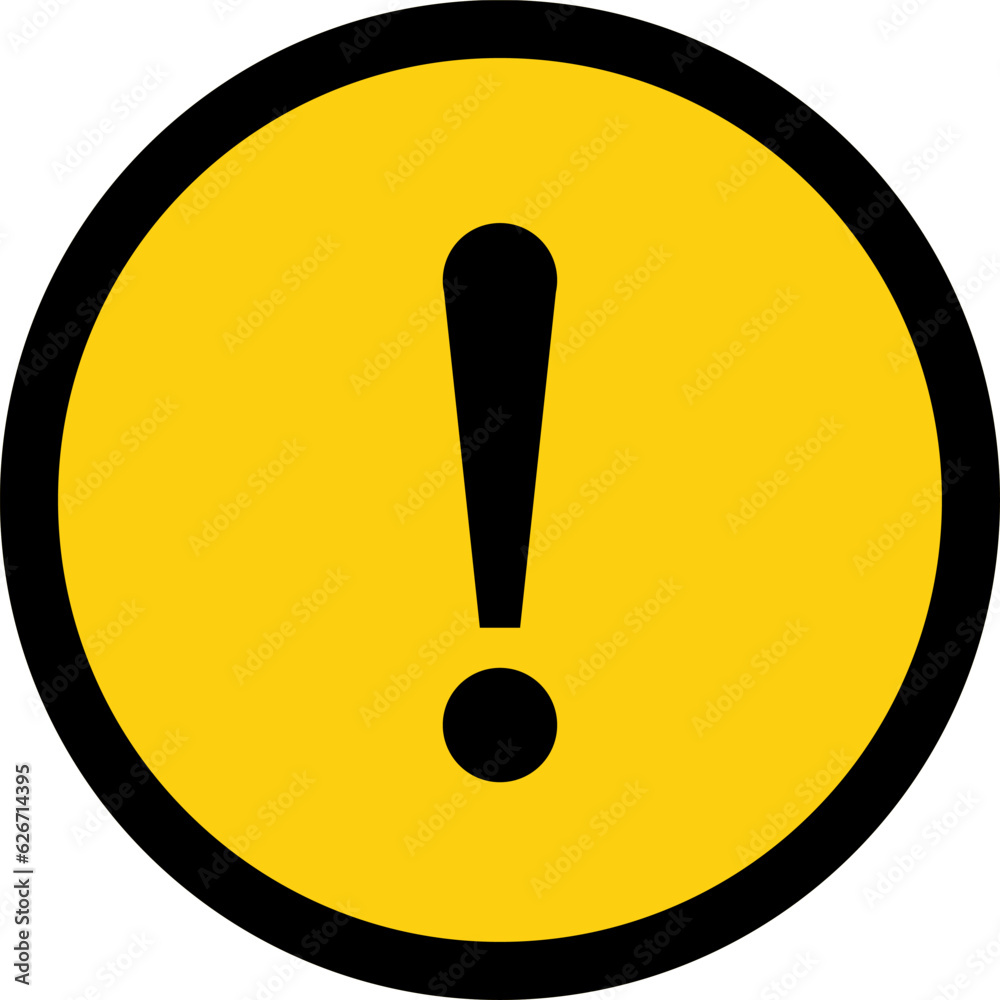 Danger sign, warning sign, attention sign icon. Danger sign, warning sign, attention sign icon.