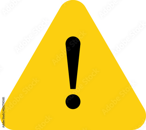 Danger sign, warning sign, attention sign icon.