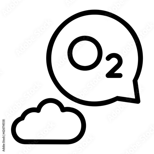 oxygen line icon