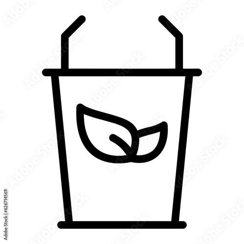 podium line icon