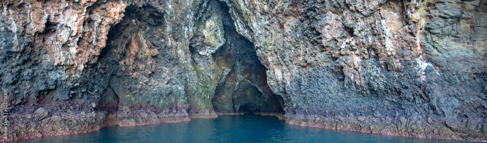 Painted Cave in the Channel Islands National Park off the coast of Santa Barbara California United States