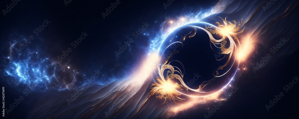 custom made wallpaper toronto digitala computer generated image of a blue and yellow object