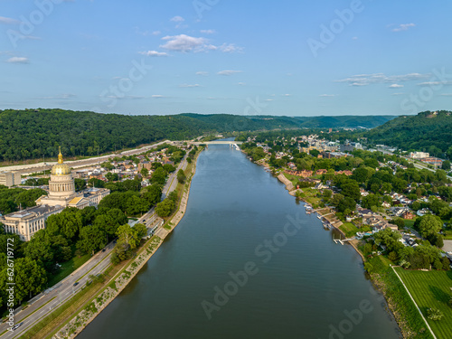 Aerial View of the West Virginia State Capitol Complex © UA-Visions.com