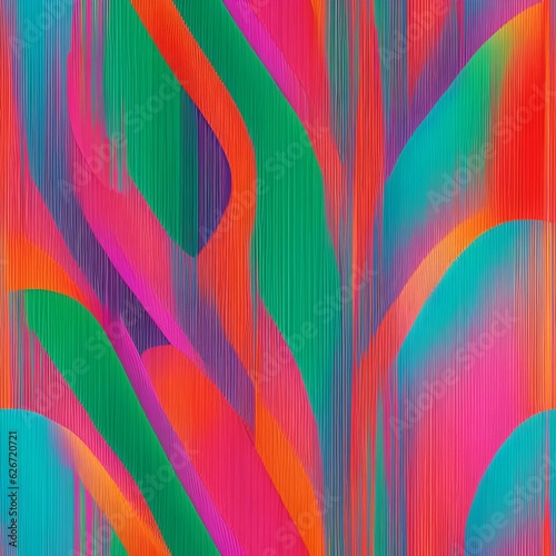 Abstract seamless  vintage tribal fabric colorful pattern background generative ai illustration art