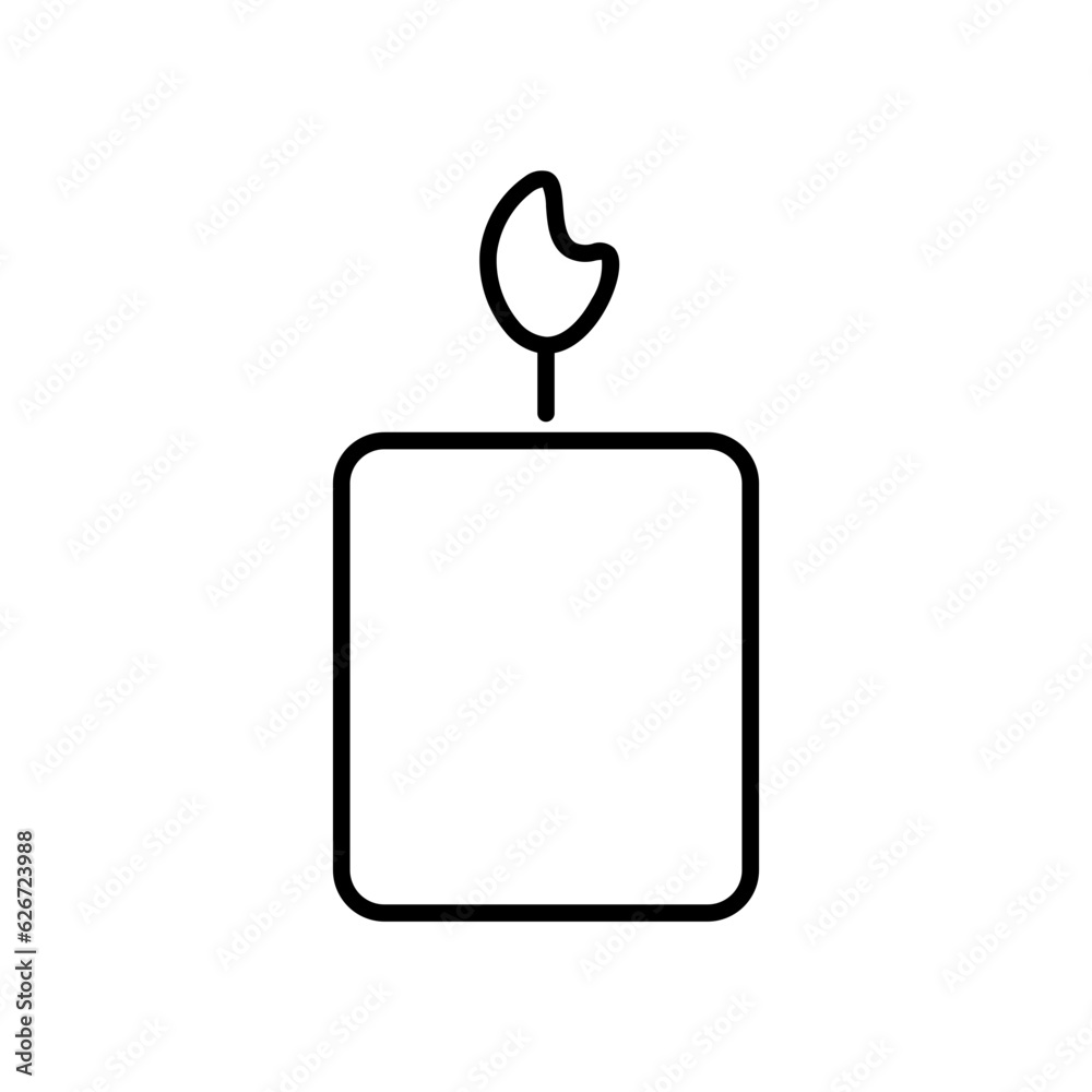 Candle Light line icon Candle Light line icon